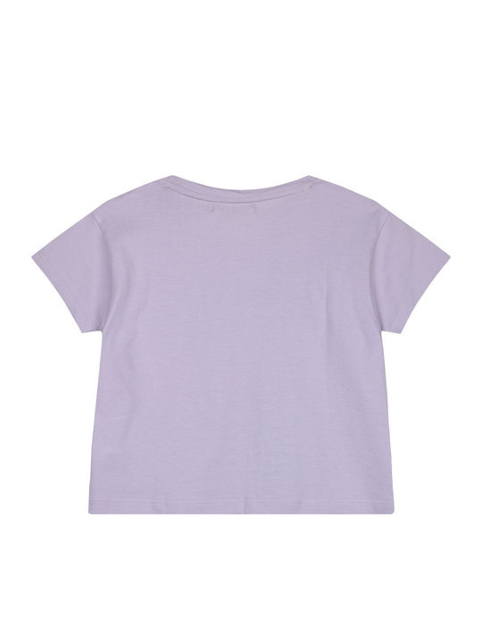Kids' Crop Top Short Sleeve White