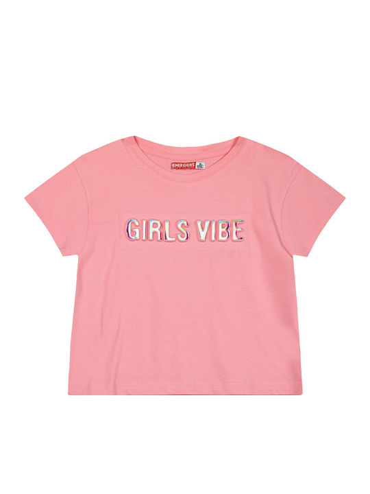 Kids' Crop Top Short Sleeve White