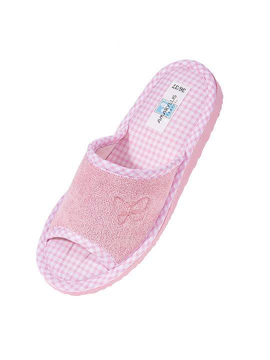Amaryllis Slippers Winter Damen Hausschuhe in Rosa Farbe