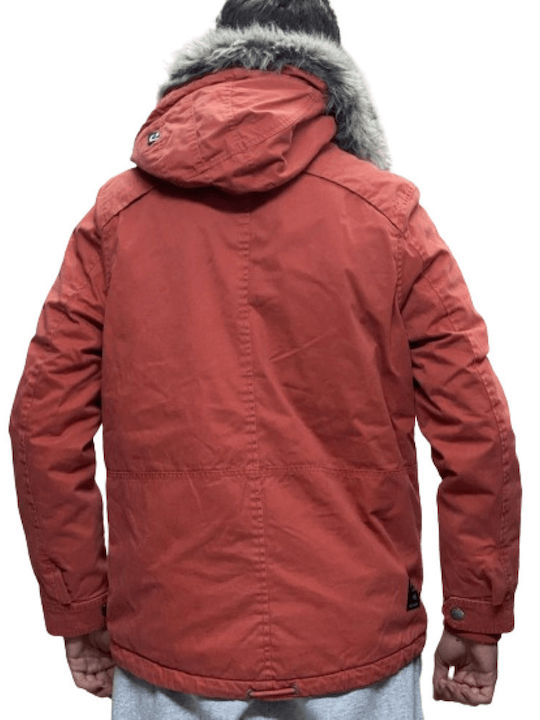 Emerson MR1510 Men's Winter Parka Jacket Orange