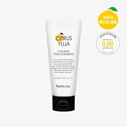 Farm Stay Citrus Yuja Schaumstoff Reinigung Gesicht 100ml