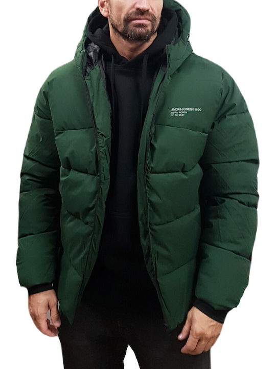 Winter Jacket Puffer Windproof Khaki