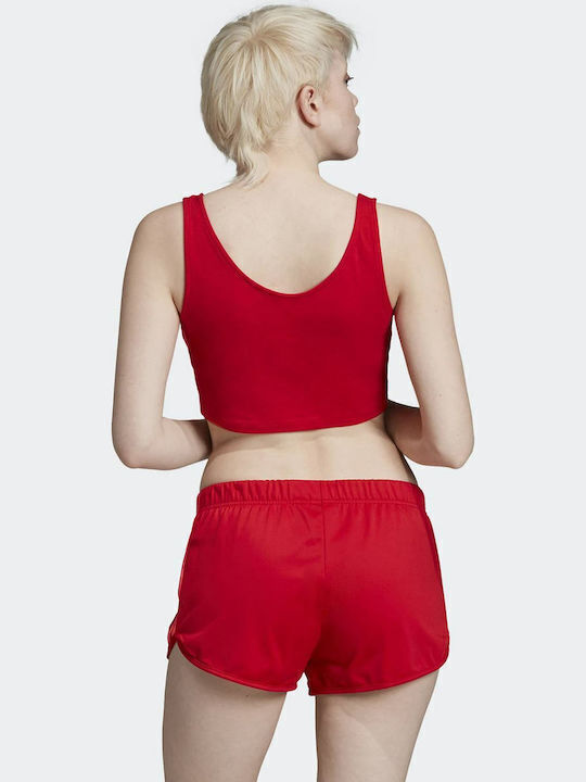 Adidas Sleeveless Women's Blouse Red
