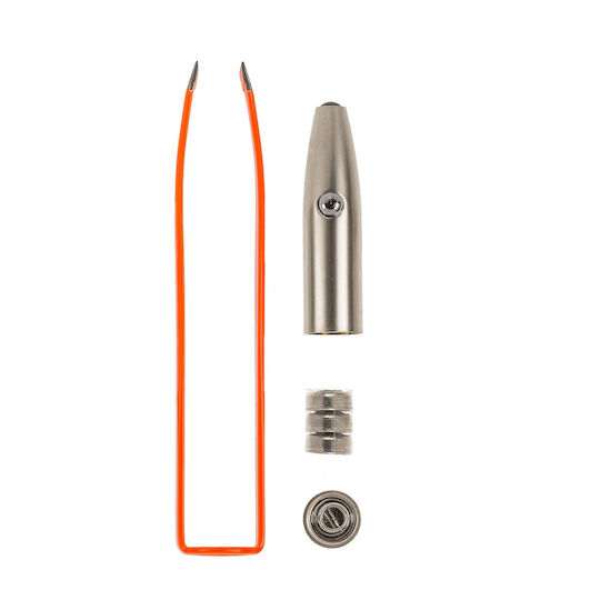 Tweezers with LED Light Metal 9cm in 6 Colors