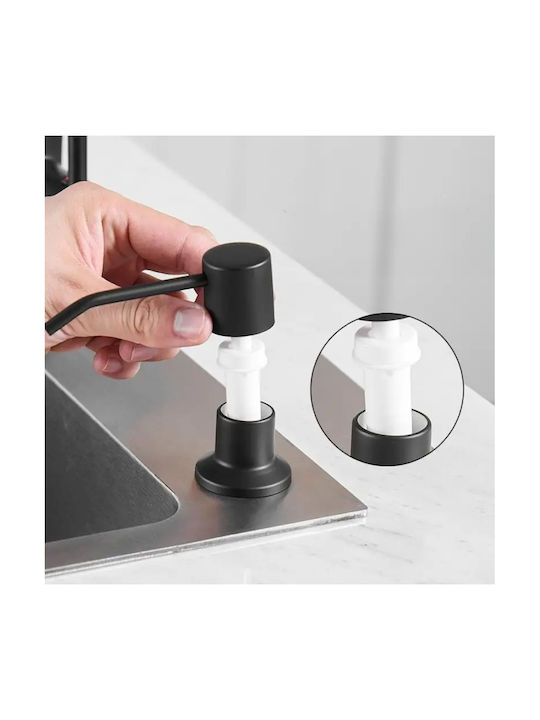 Εντοιχιζόμενο Dispenser Κουζίνας Πλαστικό Μαύρο 300ml