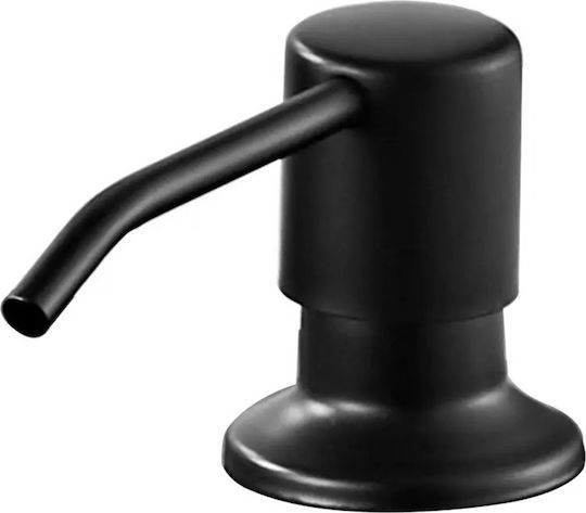 Încorporat Dispenser Bucătărie Plastic Negru 300ml