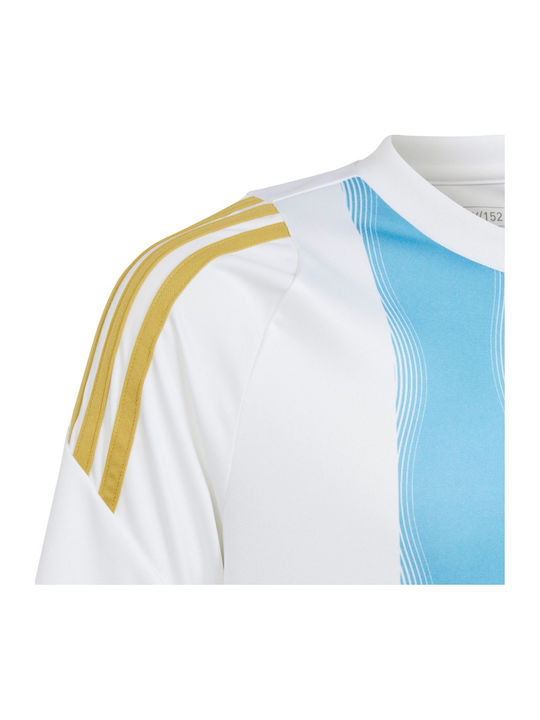Kinder-T-Shirt Weiß Messi Training