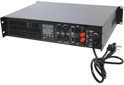 Lucky Tone Power Amplifier Hi-Fi Amplifier Stereo 800W/4Ω 500W/8Ω CK-500 Black