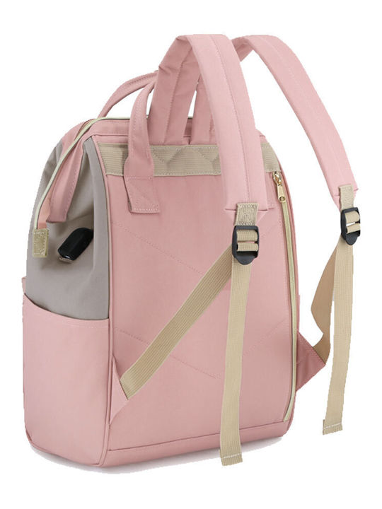 Himawari Backpack Αδιάβροχο Ροζ