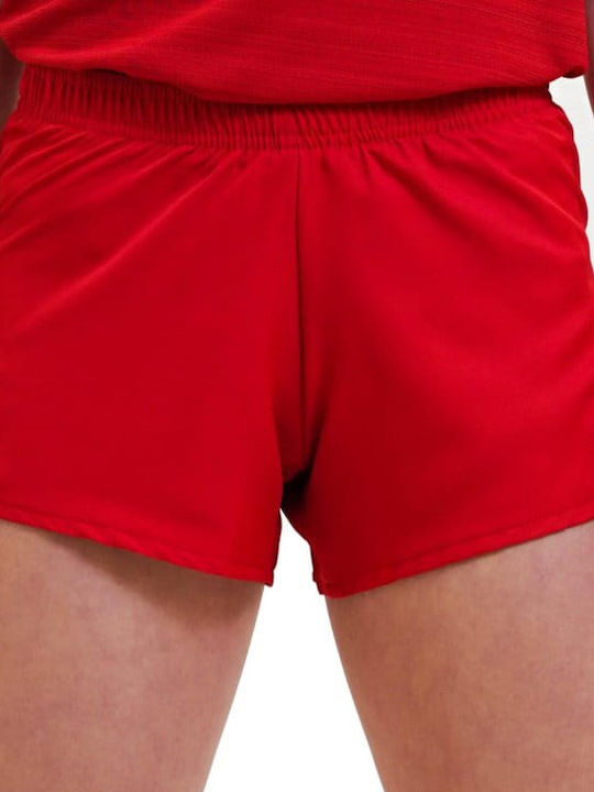 Fast 2 Inch Women's Sporty Shorts Red