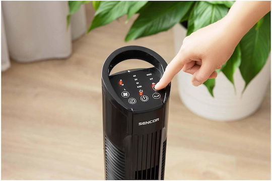 Sencor Ventilator Tip Turn 50W Cu Telecomandă Negru