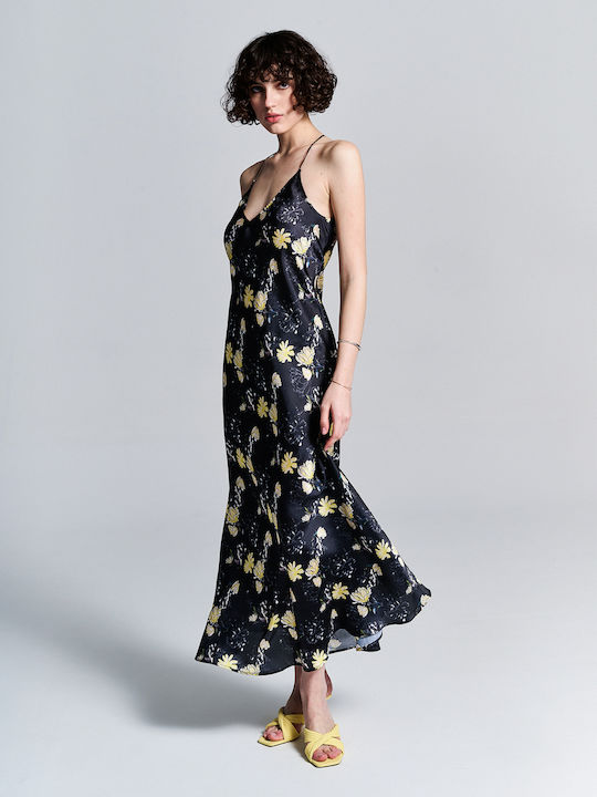 Staff Maxi Dress Navy Blue