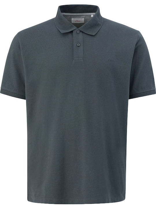 Short Sleeve Grey Polo Shirt