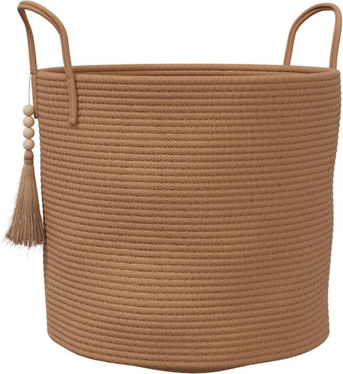 vidaXL Καλάθι Αποθήκευσης Υφασμάτινο Καφέ 40x40x35cm vidaXL Καλάθι Αποθήκευσης Υφασμάτινο Καφέ 40x40x35cm