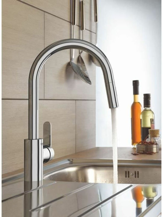 Grohe Küchenarmatur Zähler Silber
