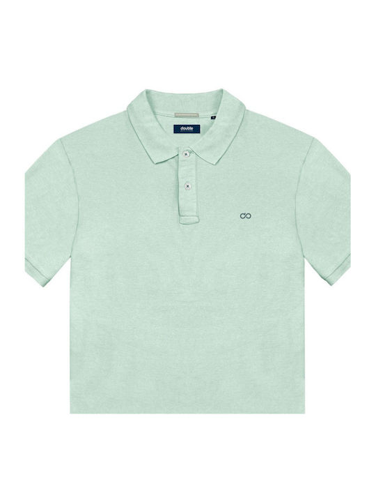 Double Herren Shirt Polo Blau