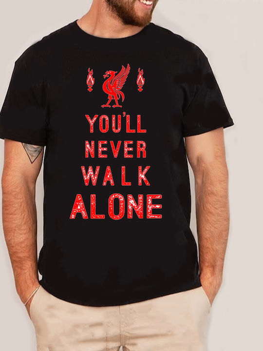 Fruit of the Loom Liverpool You Will Never Walk Alone T-shirt Βαμβακερό Fruit of the Loom Liverpool You Will Never Walk Alone T-shirt Βαμβακερό