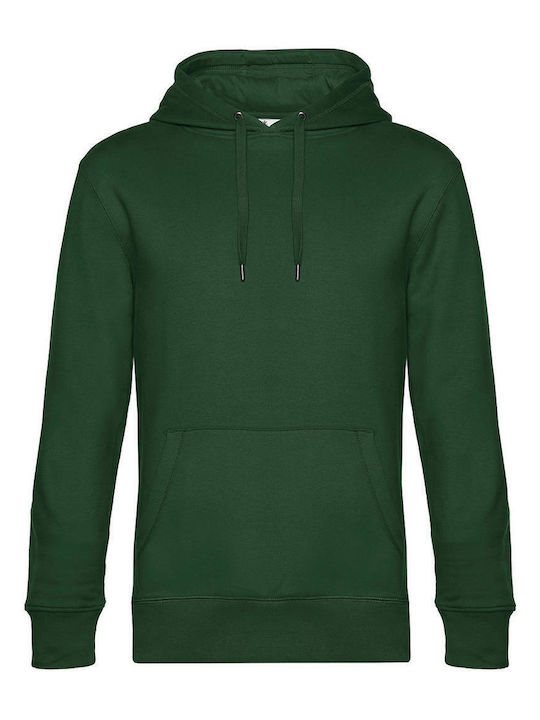 B&C King Men's Long Sleeve Promotional Sweatshirt Bottle Green