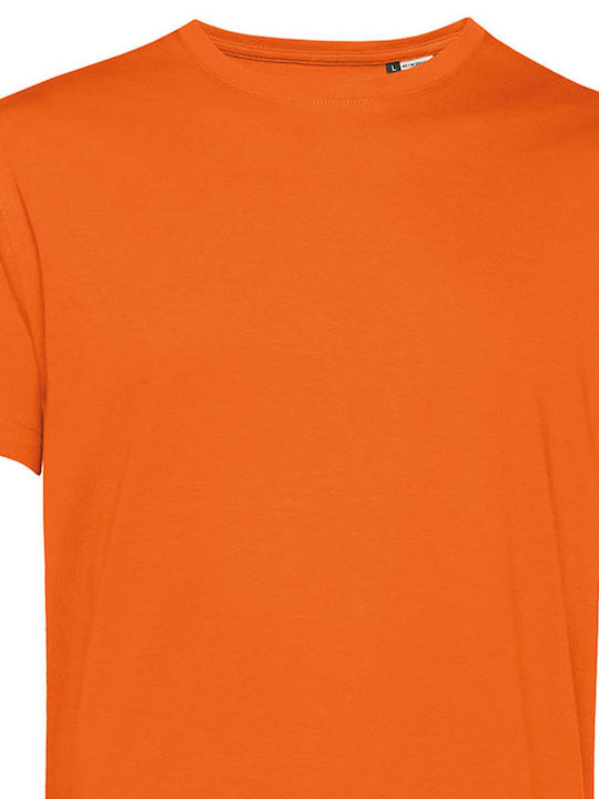 B&C E150 Ανδρικό Διαφημιστικό T-shirt Κοντομάνικο Pure Orange