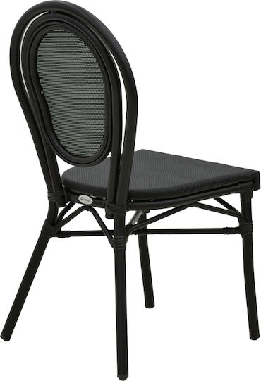 Stuhl Nacia Schwarz 45x59x85cm