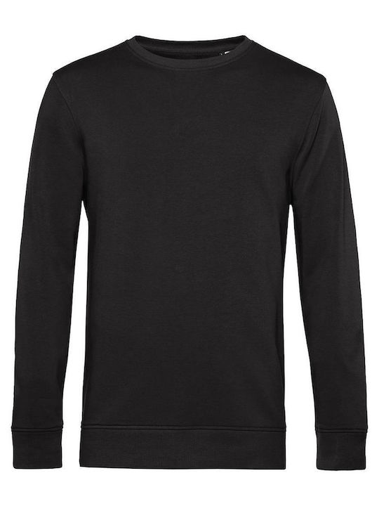 B&C Men's Long Sleeve Promotional Sweatshirt Black