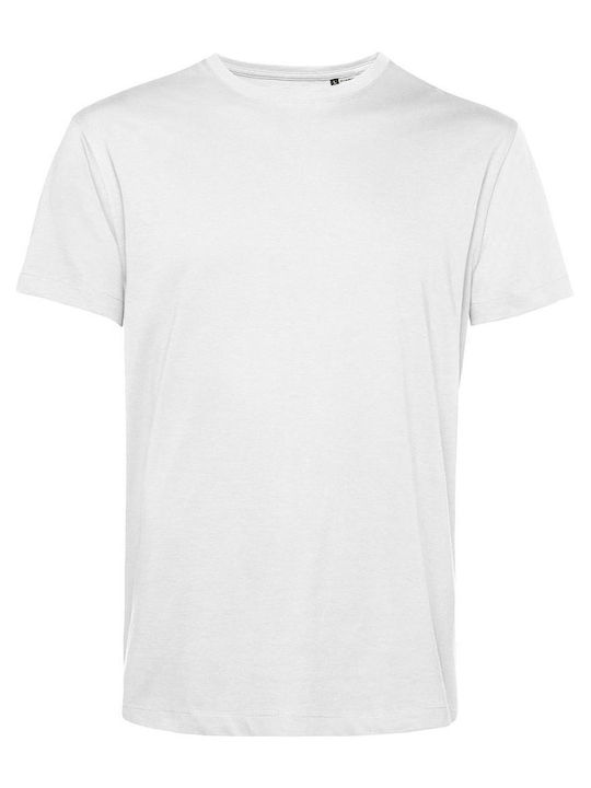 B&C E150 Men's Short Sleeve Promotional T-Shirt White TU01B-001