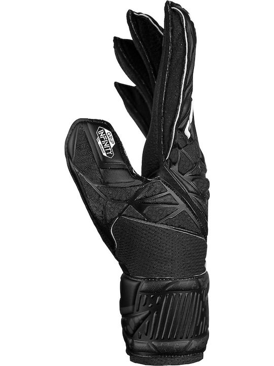 Reusch Attrakt Infinity Jnr Γάντια Τερματοφύλακα Παιδικά Μαύρα