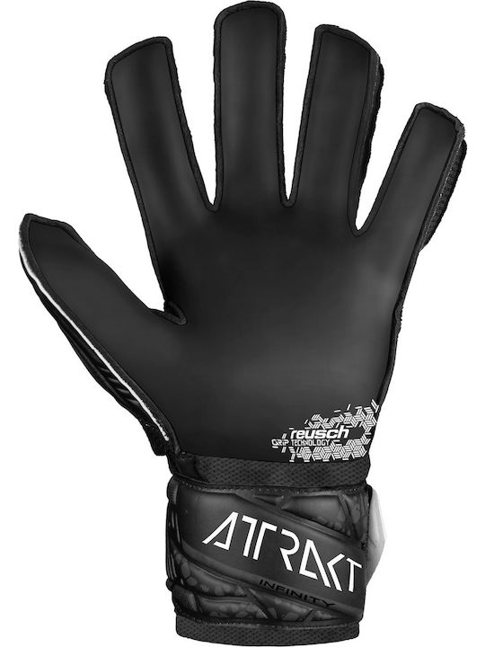 Reusch Attrakt Infinity Jnr Γάντια Τερματοφύλακα Παιδικά Μαύρα