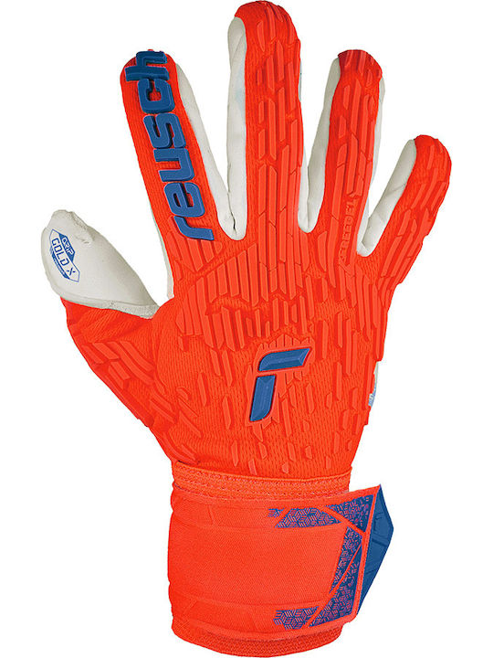 Reusch Attrakt Gold X Freegel Γάντια Τερματοφύλακα Ενηλίκων Κόκκινα