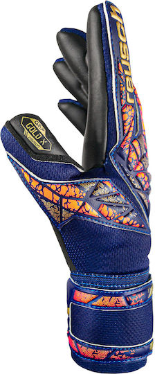 Reusch Attrakt Gold X Adults Goalkeeper Gloves Blue