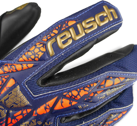 Reusch Attrakt Gold X Adults Goalkeeper Gloves Blue