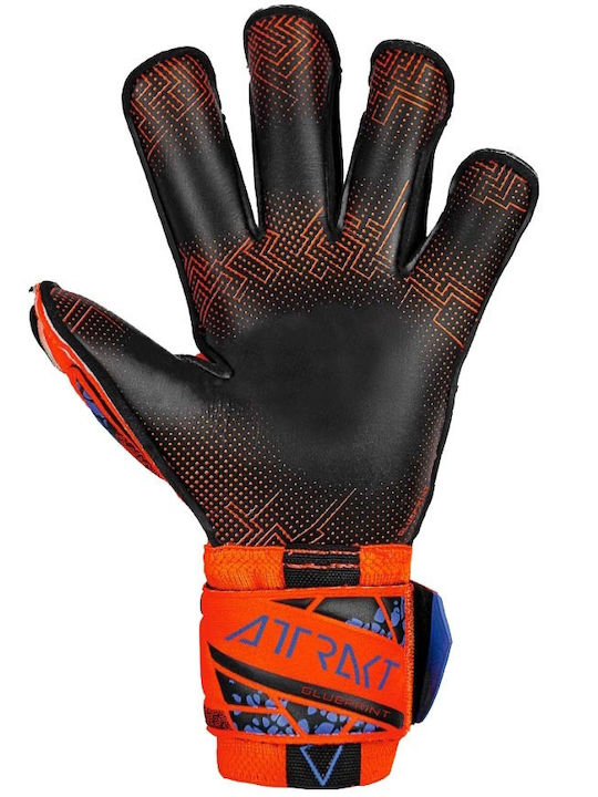 Reusch Attrakt Gold X Glueprint Adults Goalkeeper Gloves Red
