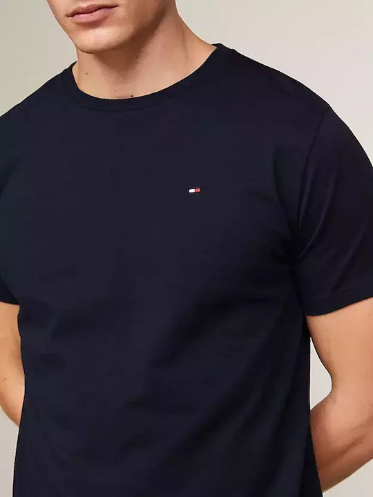 Tommy Hilfiger Χειμερινή Ανδρική Πιτζάμα Βαμβακερή Μπλε