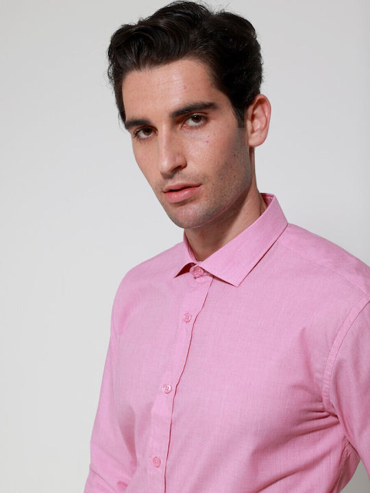 Genaro Cămașă în Linie ingusta Dusty Pink - Dusty Pink