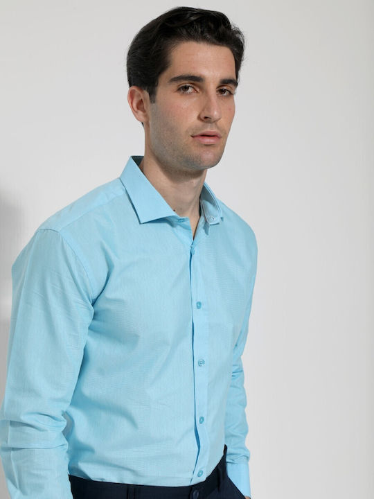 Genaro Hemd Turquoise