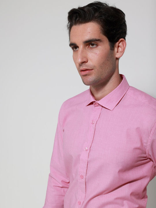 Genaro Cămașă în Linie ingusta Dusty Pink - Dusty Pink