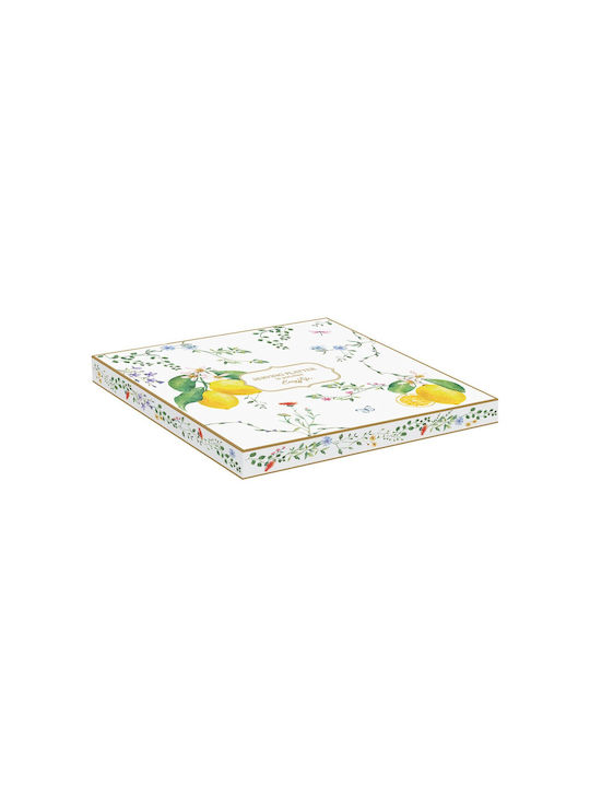Easy-Life Platou de Servire Oval din Porțelan Multicoloră 25x18buc 1buc Easy-Life Platou de Servire Oval din Porțelan Multicoloră 25x18buc 1buc