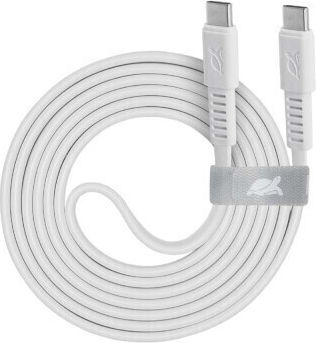 Rivacase USB 2.0 Cable USB-C male - USB-C Λευκό 1.2m PS6005 WT12