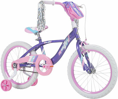 Huffy Glimmer 16" Kinder Fahrrad Stadt Lila