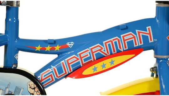 Dino Bikes Superman 12" Παιδικό Ποδήλατo BMX Μπλε