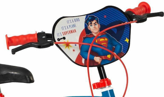 SUPERMAN 16" Bicicletă pentru copii BMX cu Cadru din Aluminiu Albastru