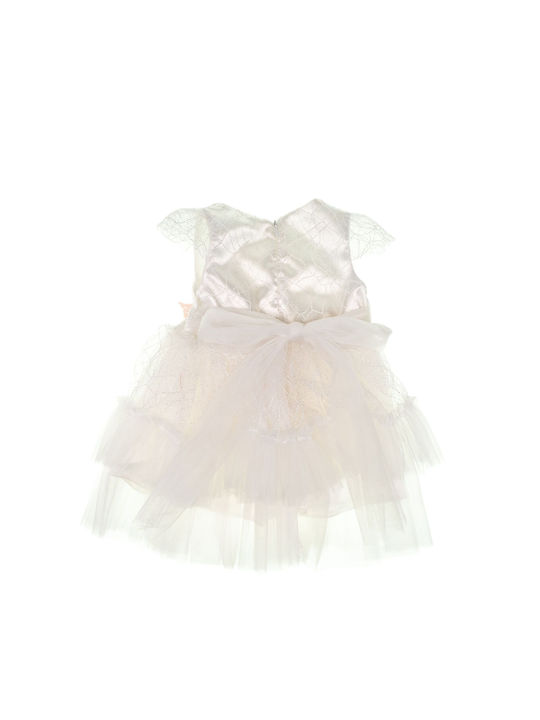 Pink Lady Kids Dress Tulle Sleeveless Pink