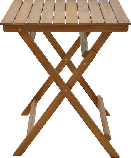Jaybo Zusammenklappbarer Garten- und Terrassentisch 100x65x72 Natürliches Holz Jaybo Zusammenklappbarer Garten- und Terrassentisch 100x65x72 Natürliches Holz