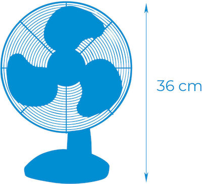 EDM Grupo Table Fan 25W Diameter 36cm