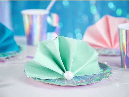 Partydeco 3-ply Napkins 33x33cm 20pcs Mint
