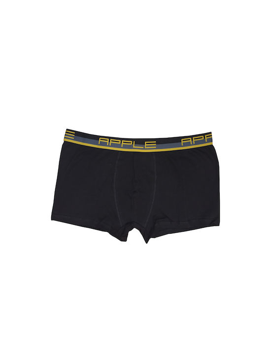 Herren Boxershorts Black/Grey/Gold Letters 1Packung