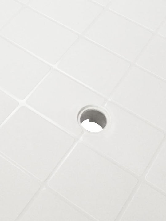 Plastic Masa pentru spații exterioare Alb 101x68x72buc