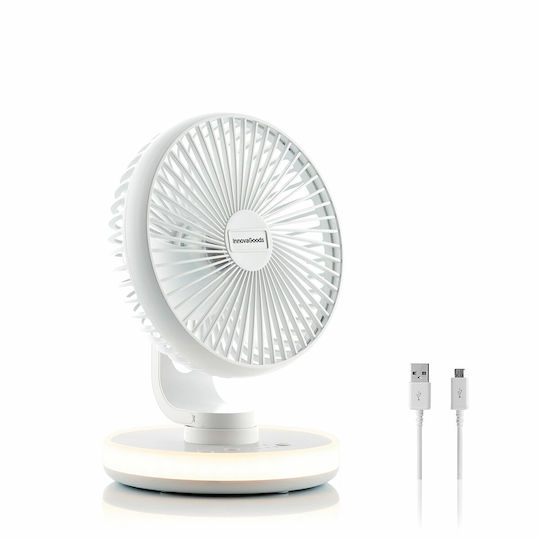 InnovaGoods Ανεμιστηράκι USB 4W Λευκό V0103856