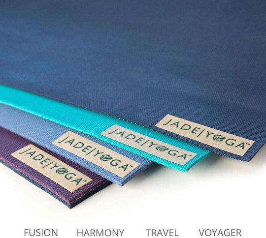 Jade Harmony XL Yoga/Pilates Mat Blue (188x61x0.5cm)