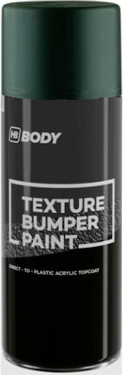 HB Body Bumper Paint Σπρέι Βαφής για Πλαστικά Αυτοκινήτου Μαύρο 400ml